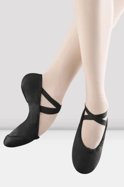 Bloch Herren|Ballett^Herren Pumps Canvas Ballettschuhe blackcanvas