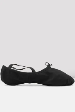 Bloch Herren|Ballett^Herren Pumps Canvas Ballettschuhe blackcanvas