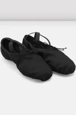 Bloch Herren|Ballett^Herren Pumps Canvas Ballettschuhe blackcanvas