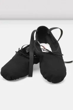 Bloch Herren|Ballett^Herren Pumps Canvas Ballettschuhe blackcanvas