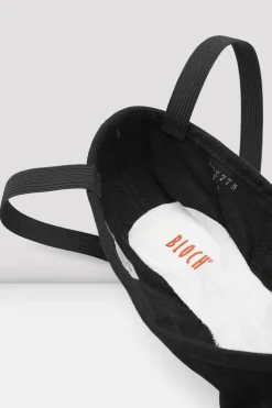 Bloch Herren|Ballett^Herren Pumps Canvas Ballettschuhe blackcanvas