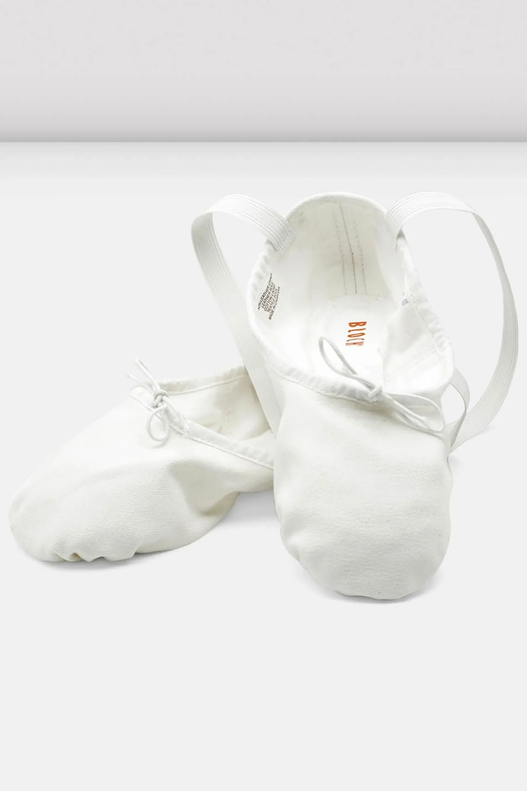 Bloch Herren|Ballett^Herren Pumps Canvas Ballettschuhe whitecanvas