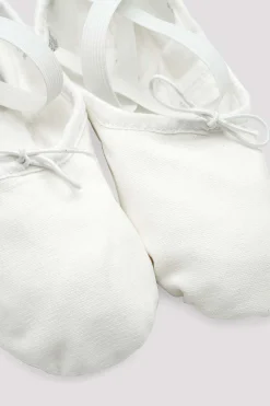 Bloch Herren|Ballett^Herren Pumps Canvas Ballettschuhe whitecanvas