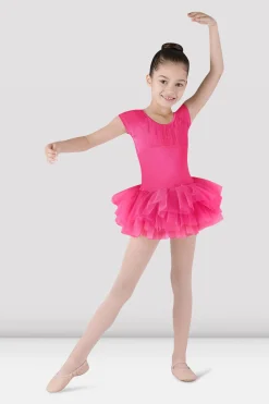Bloch Kleider|Performance^Ife Tutu-Trikot mit Herzrücken für Mädchen