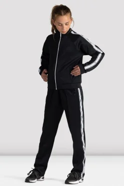 Bloch Oberteile|Aufwärmen^Kinder-Trainingsjacke mit -Logo black