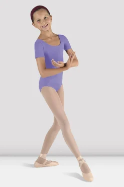 Bloch Basics & Uniformen|Trikots^Kurzarm-Trikot für Mädchen mit Rundhalsausschnitt
