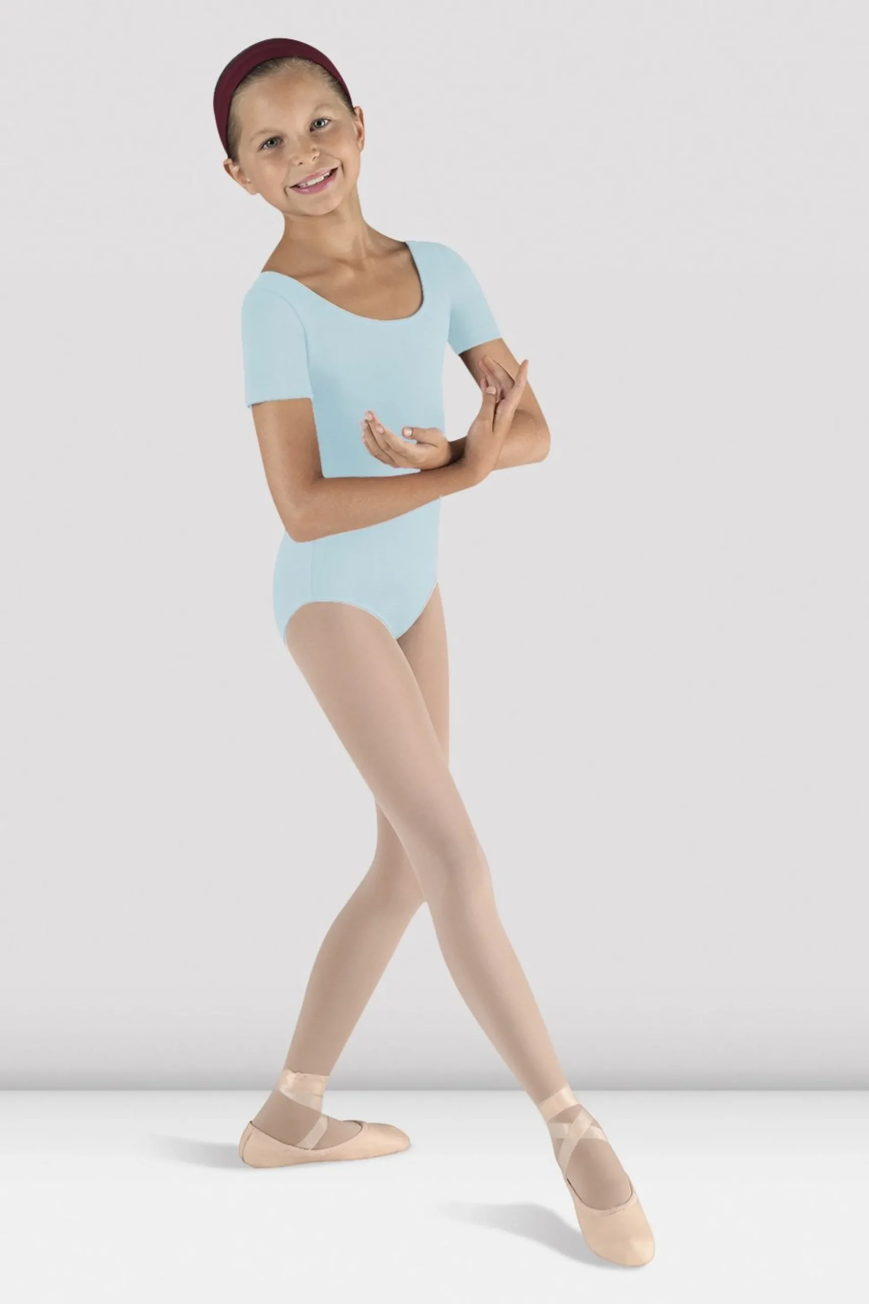 Bloch Basics & Uniformen|Trikots^Kurzarm-Trikot für Mädchen mit Rundhalsausschnitt