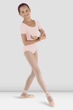 Bloch Basics & Uniformen|Trikots^Kurzarm-Trikot für Mädchen mit Rundhalsausschnitt