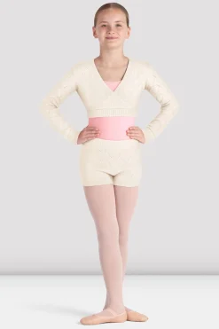 Bloch Aufwärmen|Strickwaren^Kylie Strickshorts für Mädchen winterwhite