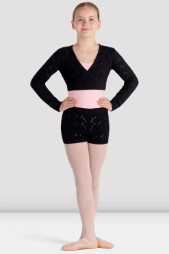 Bloch Shorts & Slips|Aufwärmen^Kylie Strickshorts für Mädchen black