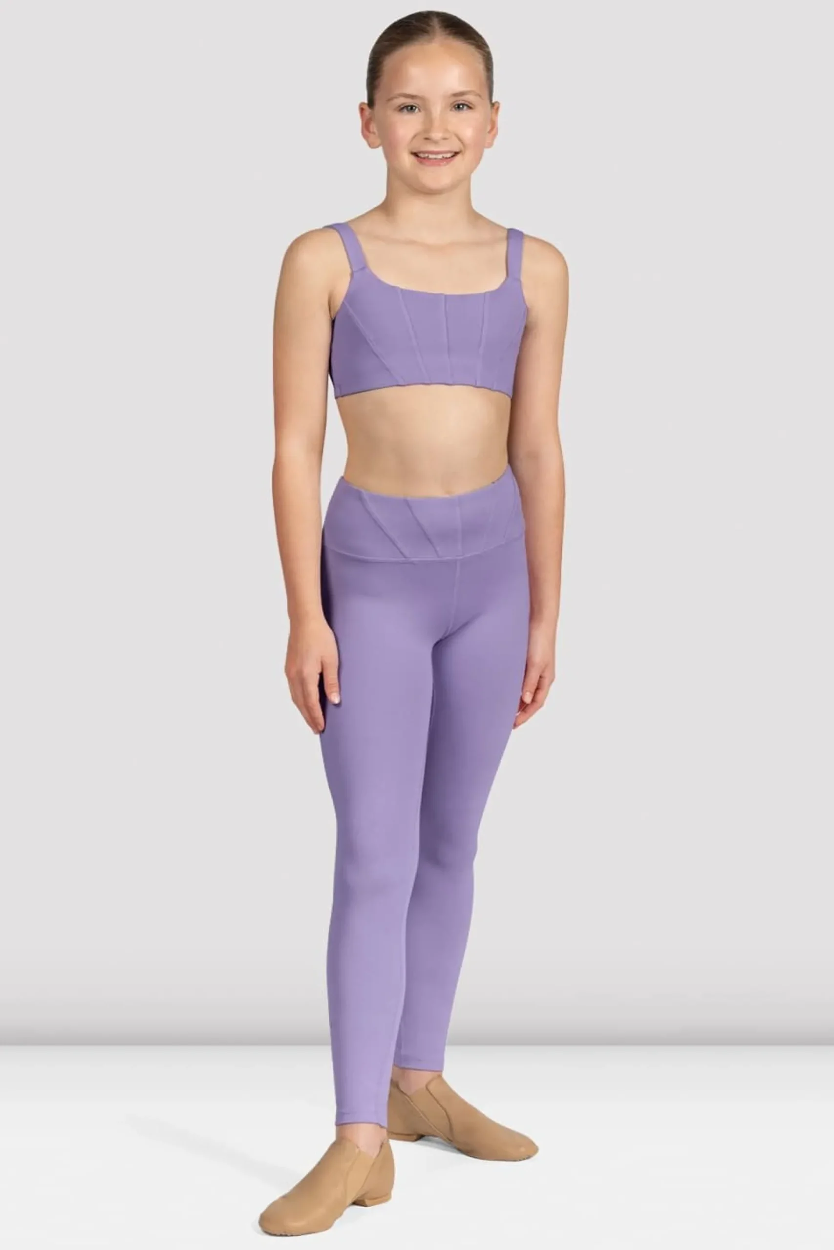 Bloch Oberteile^Mädchen – Layana – Kurzes Camisole-Top lilac