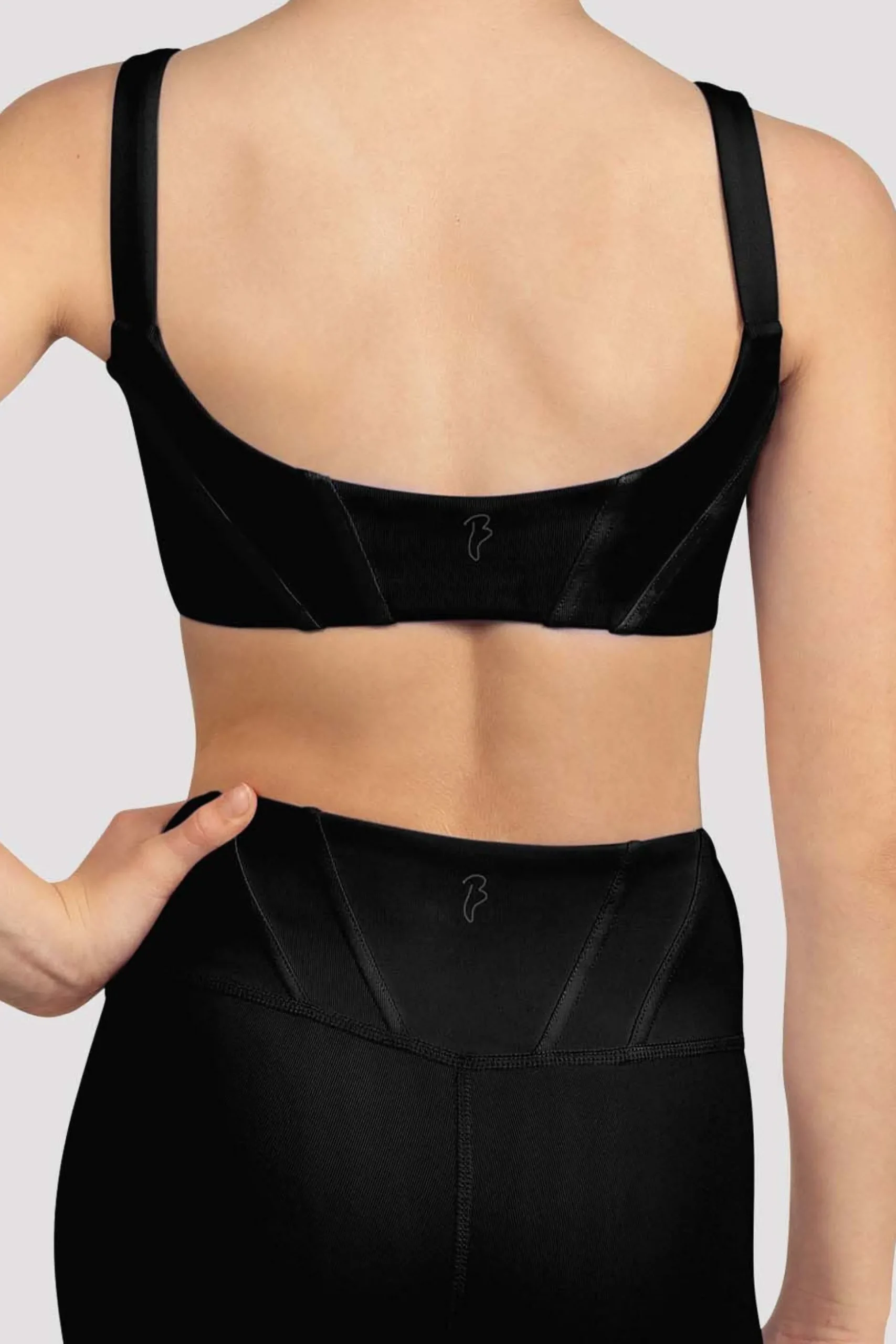 Bloch Oberteile^Mädchen – Layana – Kurzes Camisole-Top black