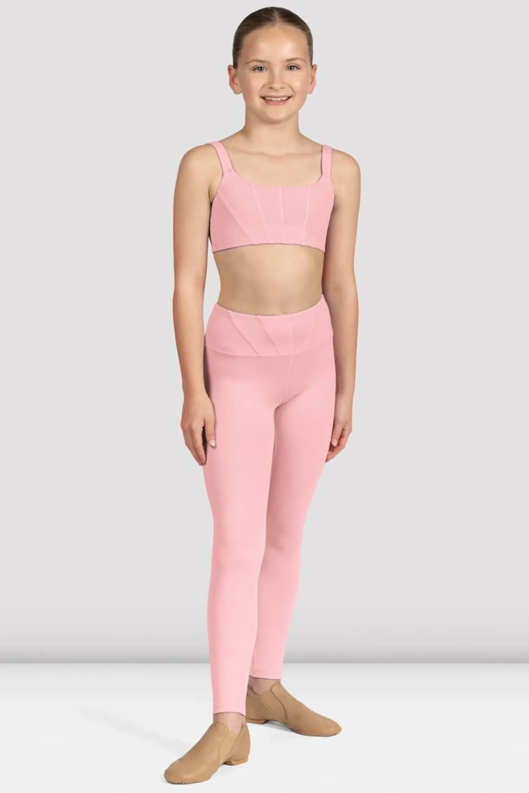 Bloch Oberteile^Mädchen – Layana – Kurzes Camisole-Top candypink