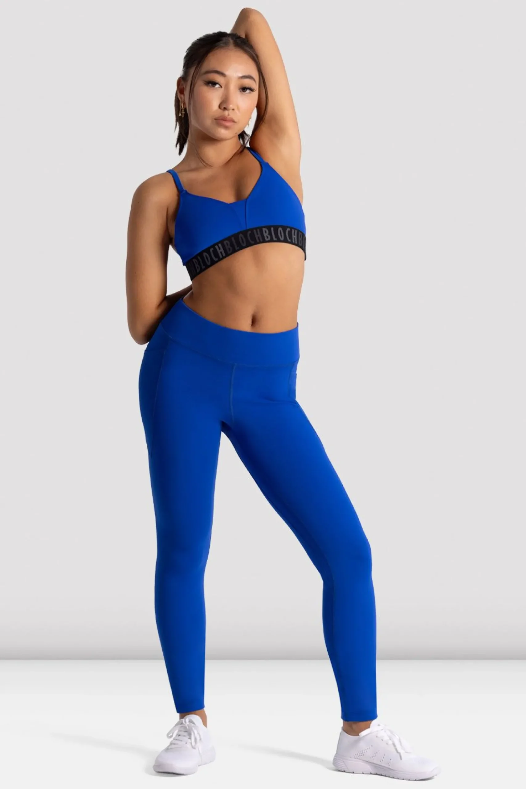 Bloch Crop Tops|Oberteile^Mädchen BH-Top mit Signatur-Logo cobalt