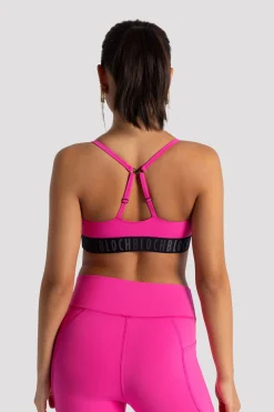Bloch Crop Tops|Oberteile^Mädchen BH-Top mit Signatur-Logo vibrantpink