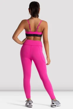 Bloch Crop Tops|Oberteile^Mädchen BH-Top mit Signatur-Logo vibrantpink