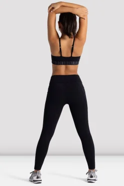 Bloch Crop Tops|Oberteile^Mädchen BH-Top mit Signatur-Logo black