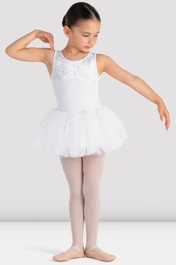 Bloch Kleider|Performance^Mädchen Callie Tank-Tutu-Kleid white