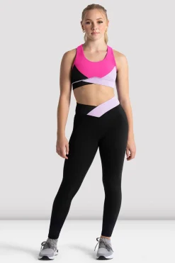 Bloch Hosen & Leggings|Hosen Und Leggings^Mädchen Freestyle Wickel-Leggings blackpink
