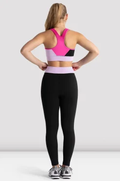 Bloch Hosen & Leggings|Hosen Und Leggings^Mädchen Freestyle Wickel-Leggings blackpink