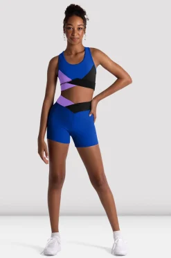 Bloch Kurze Hose|Shorts & Slips^Mädchen Freestyle Wrap Shorts cobalt
