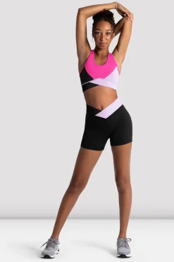 Bloch Kurze Hose|Shorts & Slips^Mädchen Freestyle Wrap Shorts blackpink