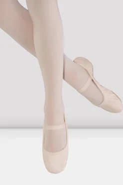 Bloch Ballett^Mädchen-Ballettschuhe „Giselle“ aus Leder