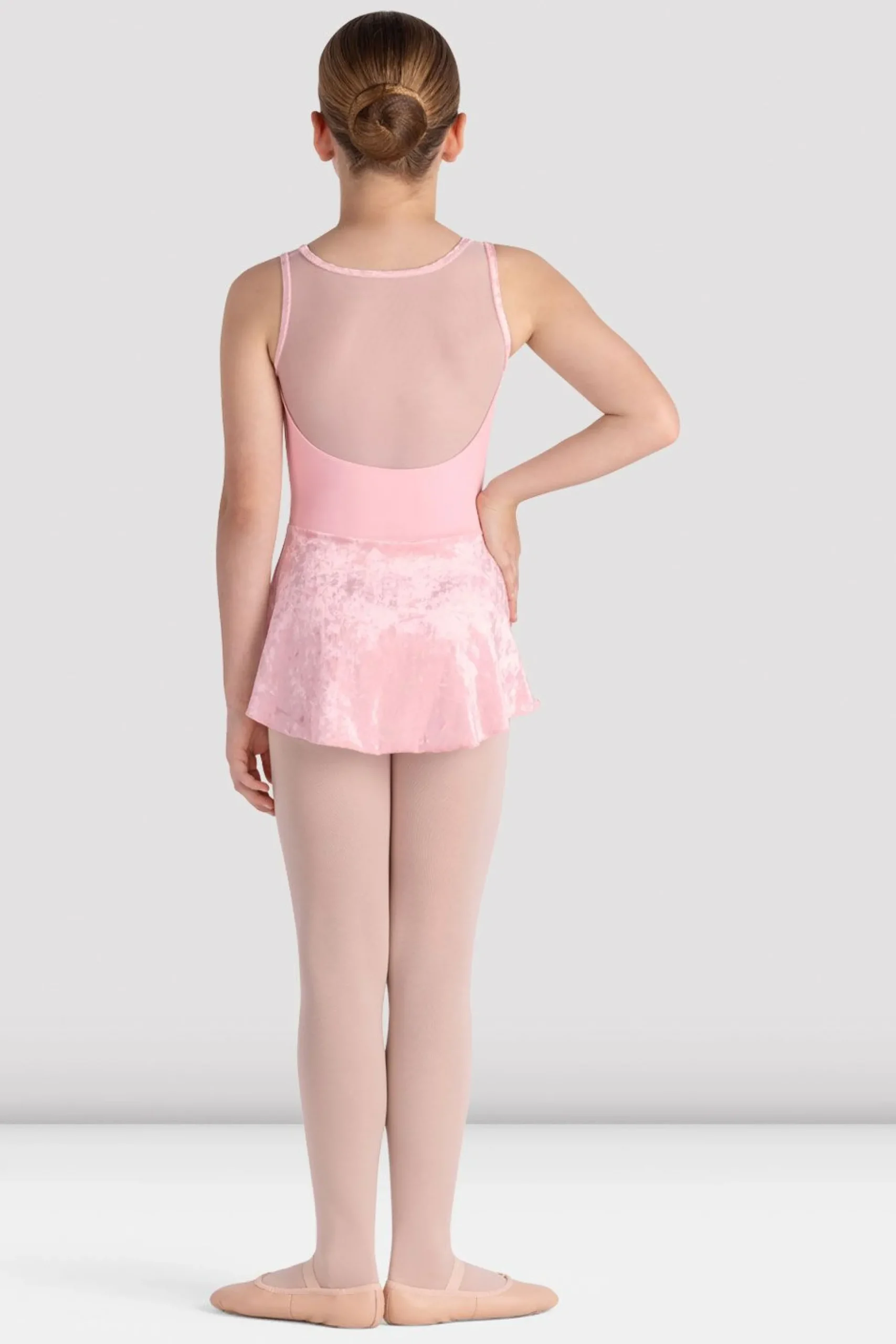 Bloch Kleider|Performance^Mädchen-Lulu-Trikot mit Tankrock candypink
