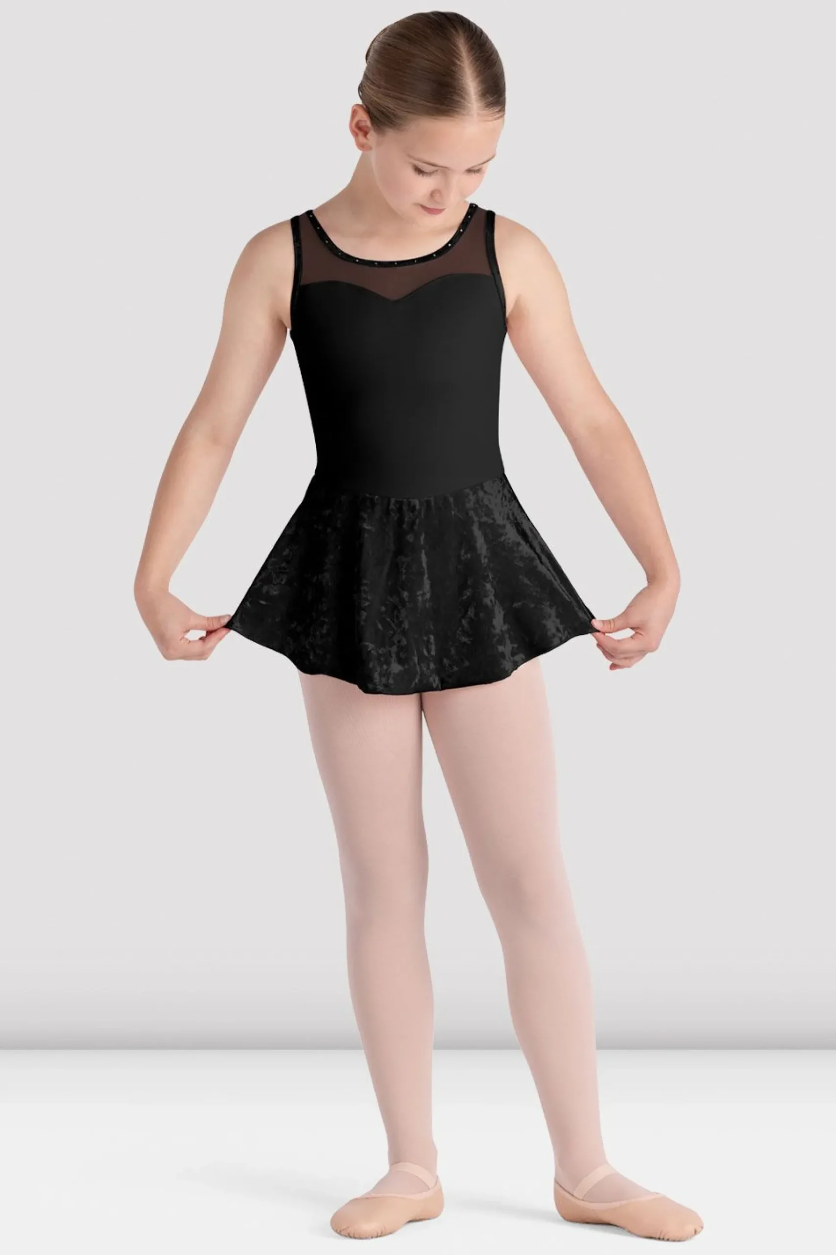 Bloch Kleider|Performance^Mädchen-Lulu-Trikot mit Tankrock black