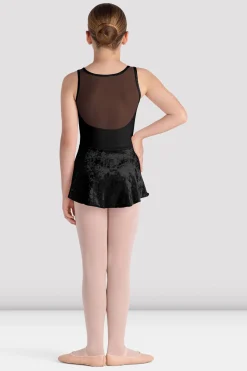 Bloch Kleider|Performance^Mädchen-Lulu-Trikot mit Tankrock black