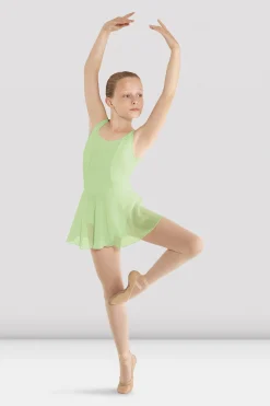 Bloch Kleider|Performance^Mädchen-Tanktop-Trikot „Mirella“ mit Rock