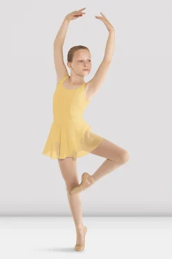 Bloch Kleider|Performance^Mädchen-Tanktop-Trikot „Mirella“ mit Rock