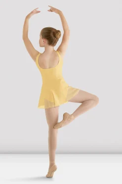 Bloch Kleider|Performance^Mädchen-Tanktop-Trikot „Mirella“ mit Rock