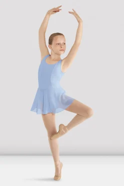Bloch Kleider|Performance^Mädchen-Tanktop-Trikot „Mirella“ mit Rock