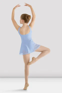 Bloch Kleider|Performance^Mädchen-Tanktop-Trikot „Mirella“ mit Rock