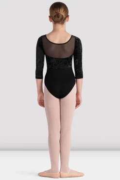 Bloch Trikots^Mädchen-Trikot „Layla“ mit 3/4-Ärmeln black