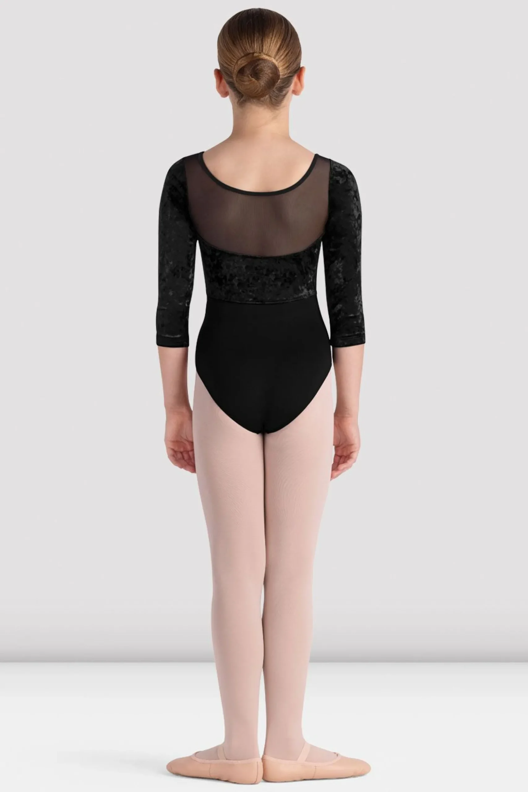 Bloch Trikots^Mädchen-Trikot „Layla“ mit 3/4-Ärmeln black