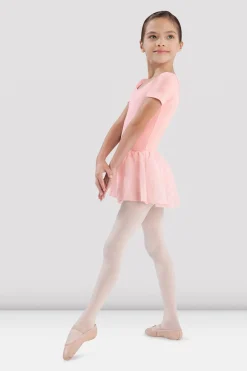 Bloch Kleider|Basics & Uniformen^Mädchen-Trikot mit kurzen Ärmeln und Rock