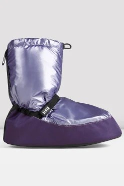 Bloch Stiefel^Metallic-Aufwärmstiefeletten für Erwachsene purplemetallicnylon