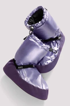 Bloch Stiefel^Metallic-Aufwärmstiefeletten für Erwachsene purplemetallicnylon