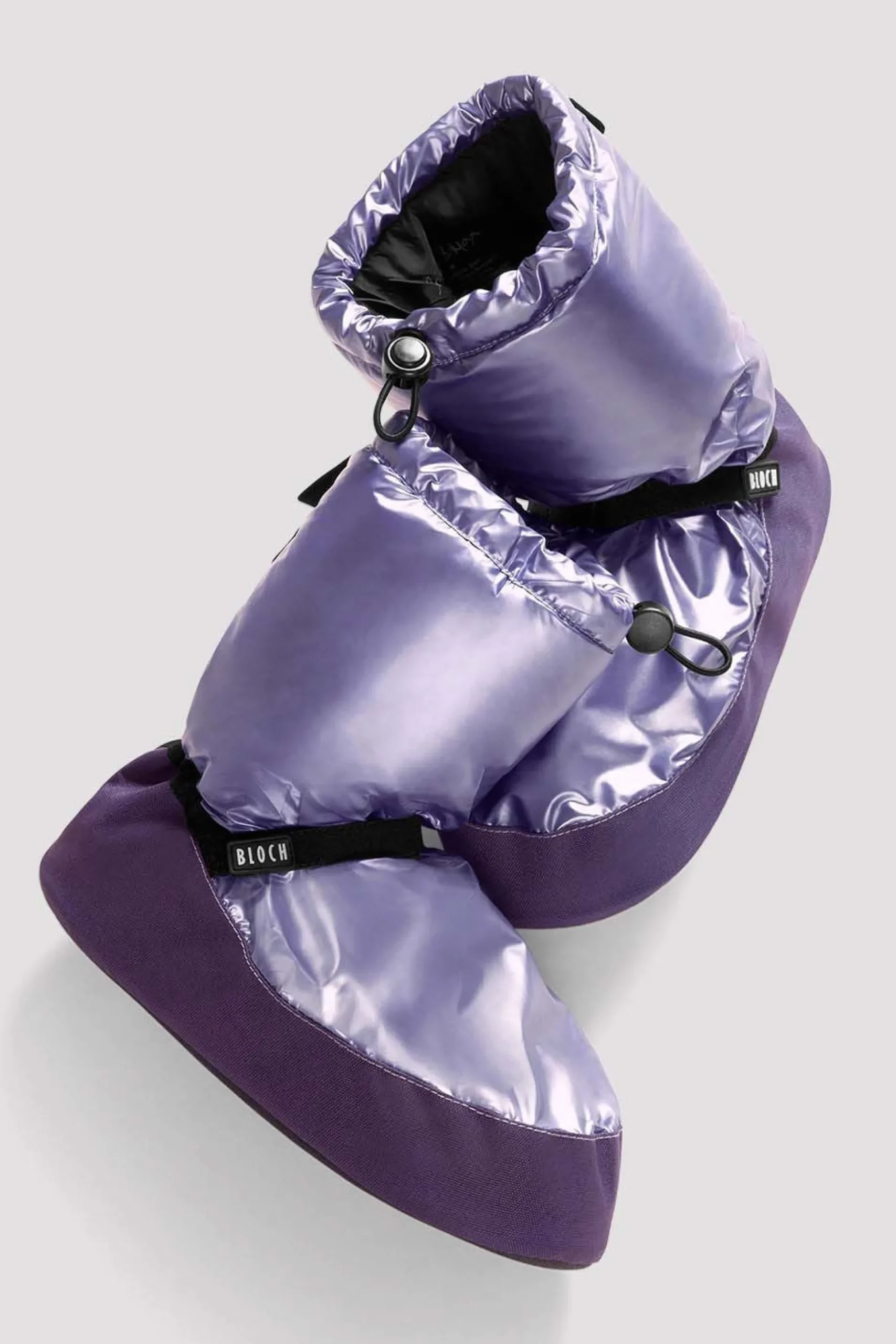 Bloch Stiefel^Metallic-Aufwärmstiefeletten für Erwachsene purplemetallicnylon