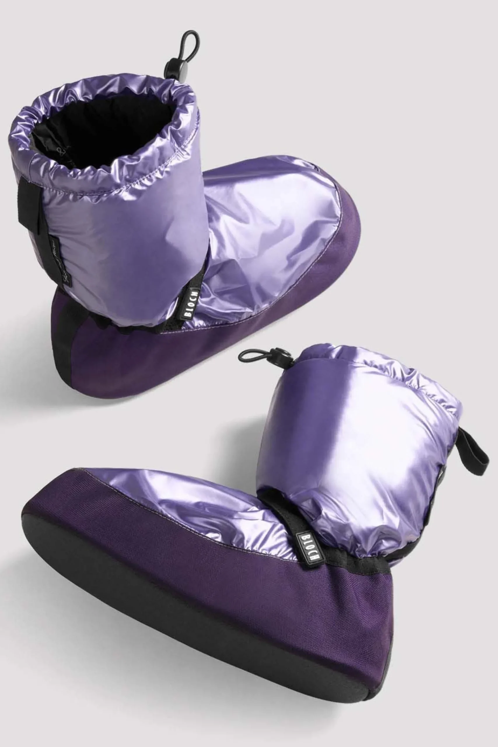 Bloch Stiefel^Metallic-Aufwärmstiefeletten für Erwachsene purplemetallicnylon