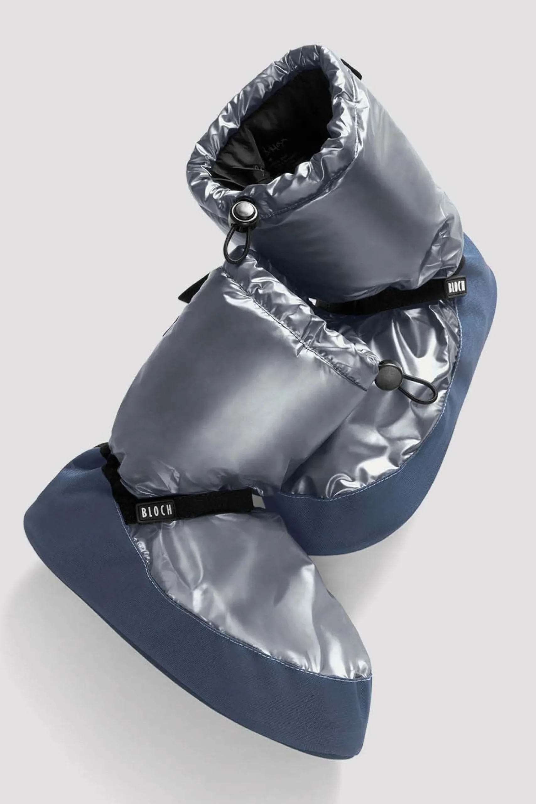 Bloch Herren|Stiefel^Metallic-Aufwärmstiefeletten für Erwachsene greymetallicnylon