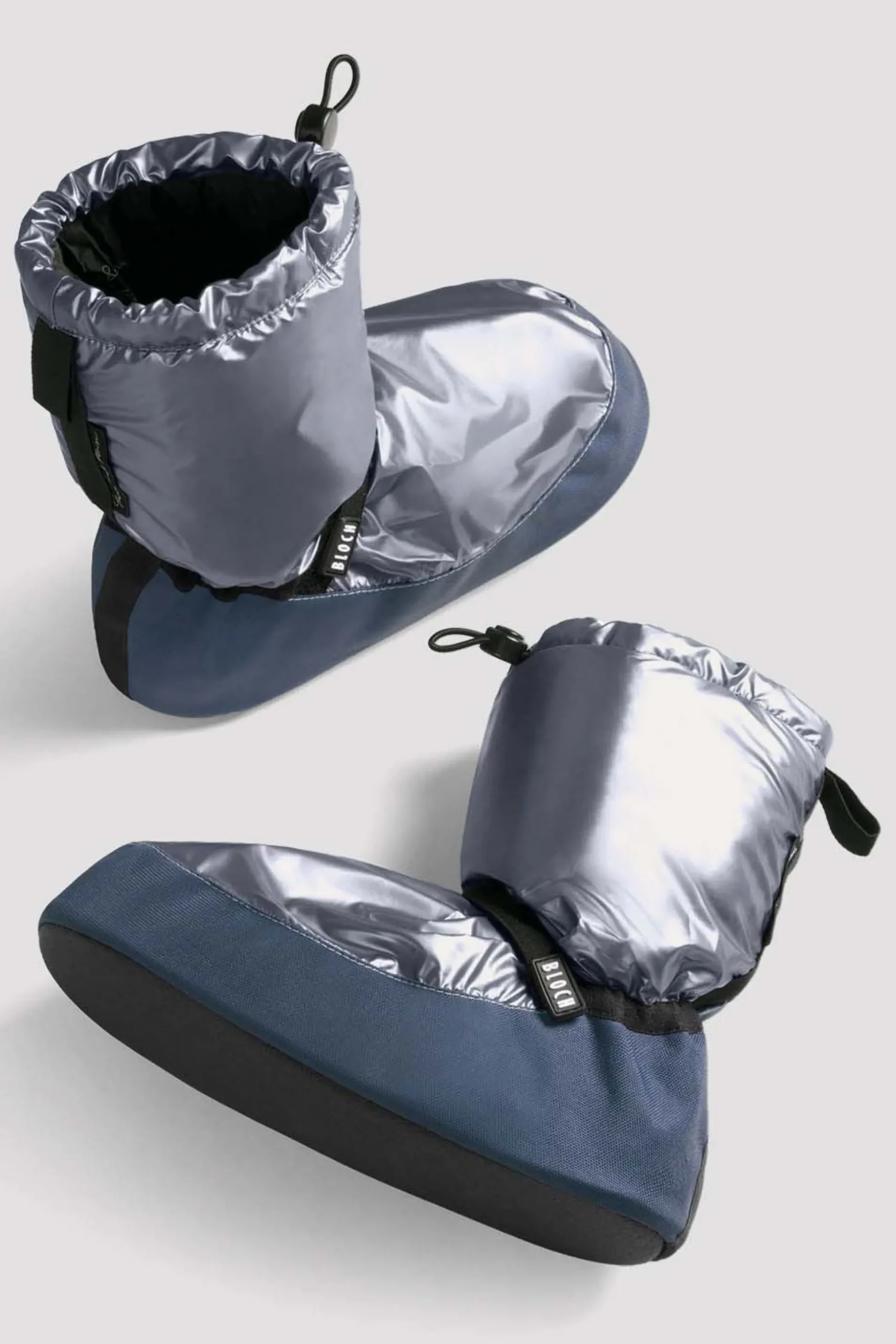 Bloch Herren|Stiefel^Metallic-Aufwärmstiefeletten für Erwachsene greymetallicnylon