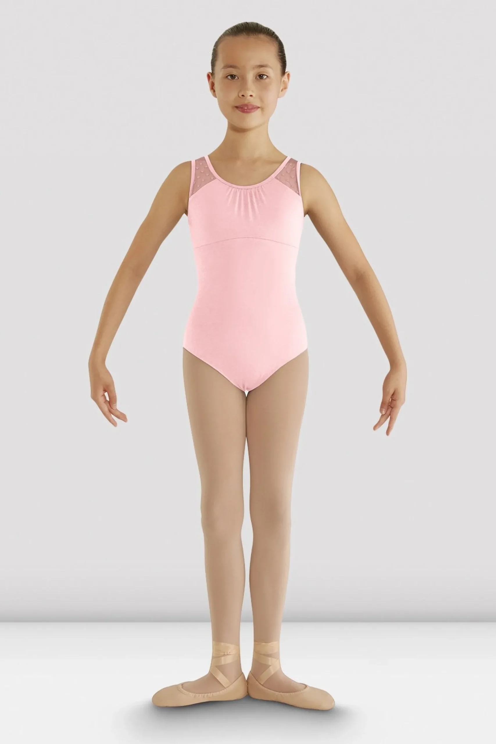 Bloch Performance|Basics & Uniformen^Miame Heart Mesh-Trikot für Mädchen