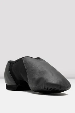 Bloch Jazz^Neo-Flex Slip-on-Jazz-Schuhe aus Leder für Mädchen