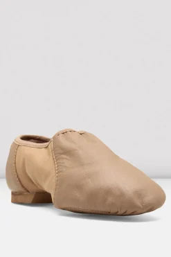 Bloch Jazz^Neo-Flex Slip-on-Jazz-Schuhe aus Leder für Mädchen