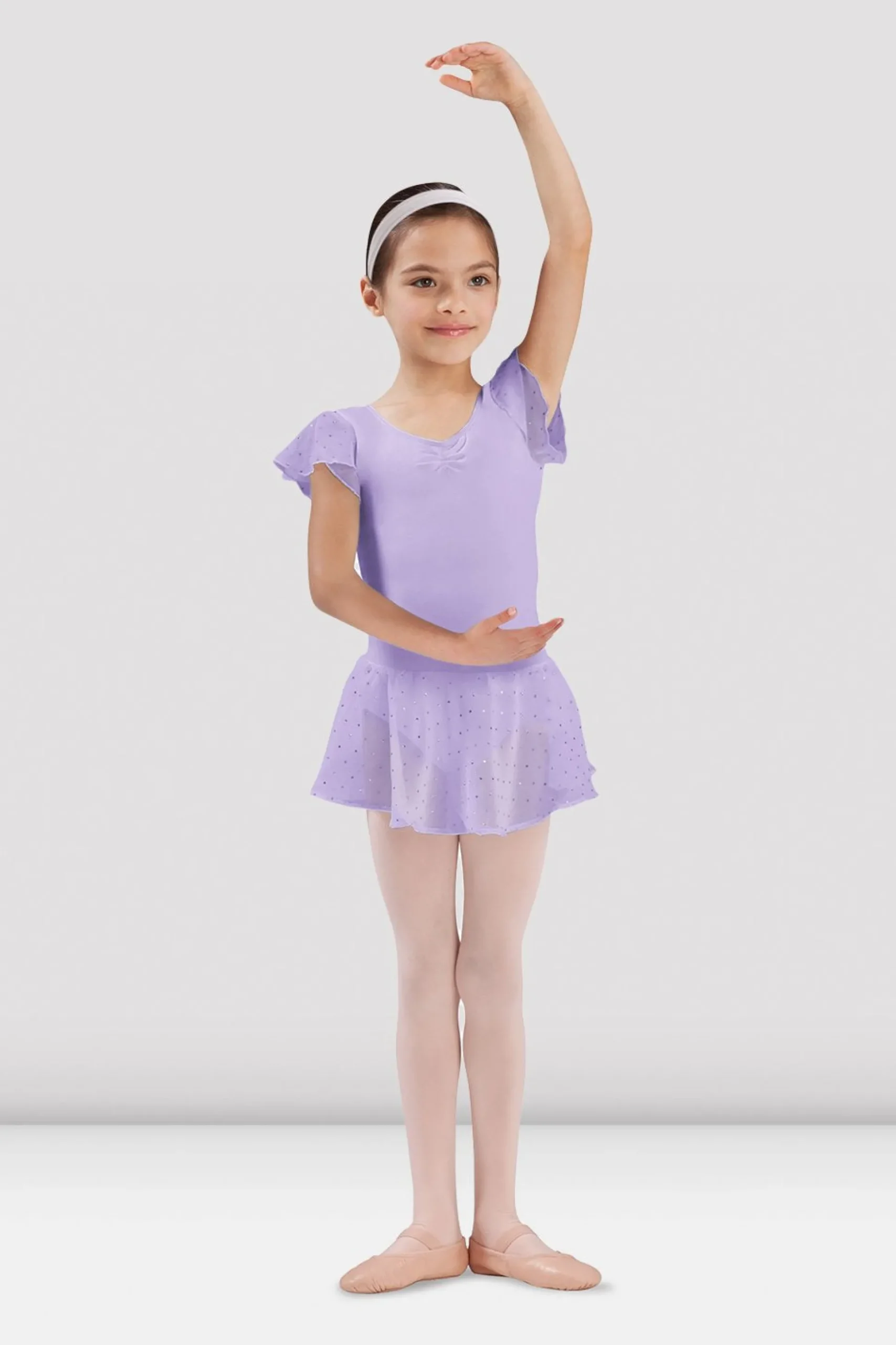 Bloch Röcke & Tutus^Olesia Georgette-Paillettenrock für Mädchen
