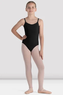 Bloch Basics & Uniformen|Trikots^Rihanna Turnanzug mit U-Ausschnitt und Rückenausschnitt für Mädchen black