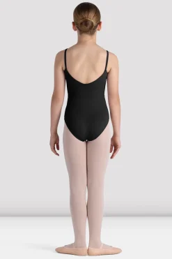 Bloch Basics & Uniformen|Trikots^Rihanna Turnanzug mit U-Ausschnitt und Rückenausschnitt für Mädchen black